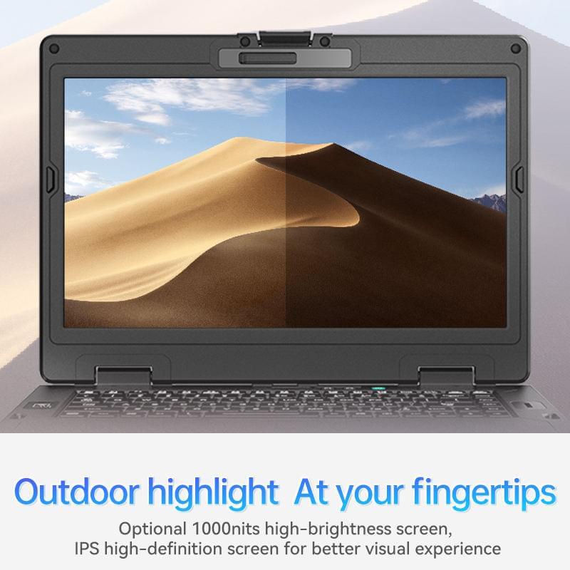 14 inch Rugged Laptop, Intel® Core™ i5-8265U 16GB/1TB SSD/19V