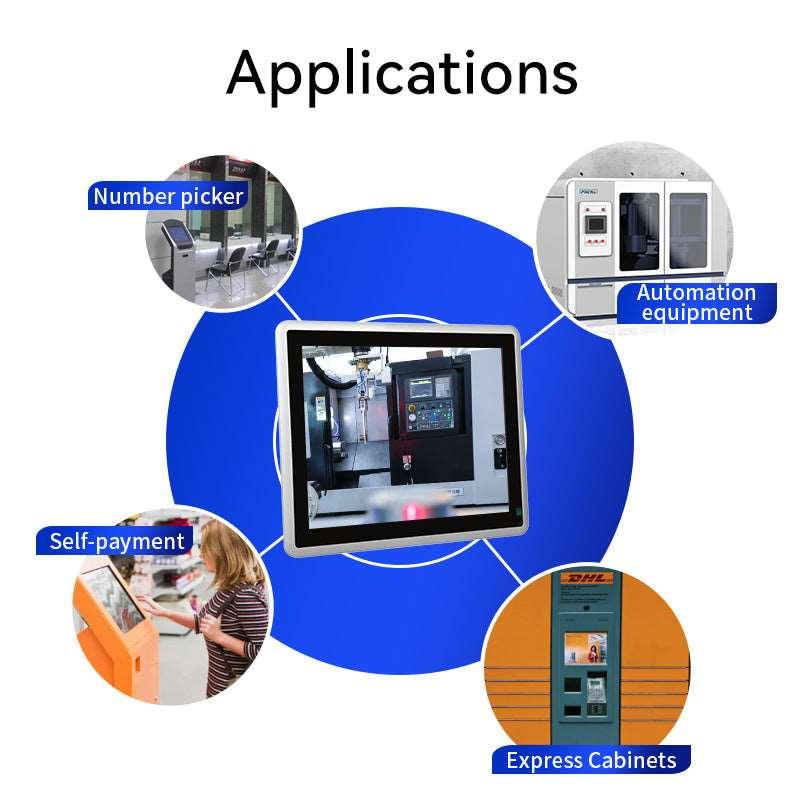 15 Inch LED Industrial Panel PC Touch Screen, Intel® Celeron® Processor J3355/8G/512G