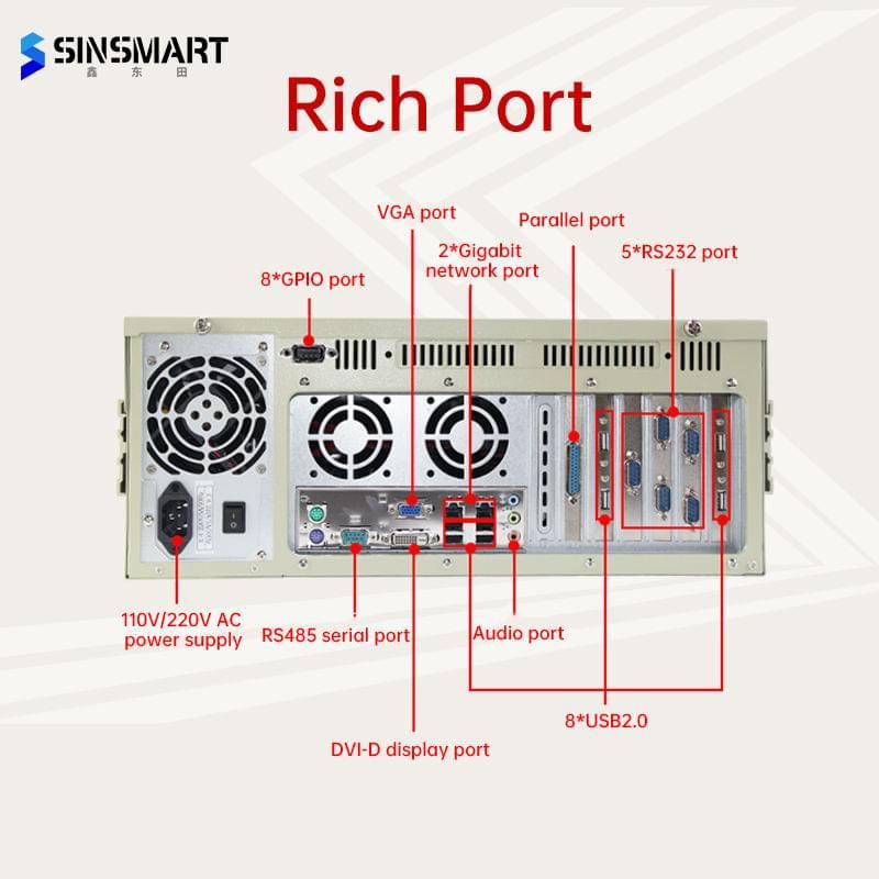 4U Rack Mount PCs, Intel® Core™ I7-3770T/8GB/1TB/2GB Solo