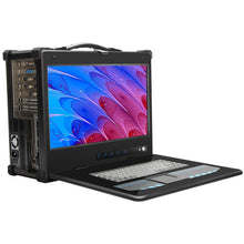 Load image into Gallery viewer, Customized Rugged Industrial Portable Computer, Intel® Core™ I3-6100 32GB/1TB/4 Ethernet port card/400W/KM