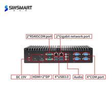 Load image into Gallery viewer, Embedded Fanless PC, Intel® Pentium® Processor G4400 16G/1T/4G network card/9~24V/KM