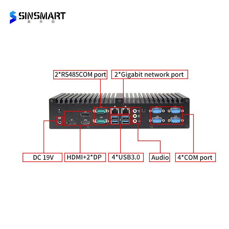 Embedded PC, Intel® Core™ I3-6100T 32G/512G SSD/9~24V/KM