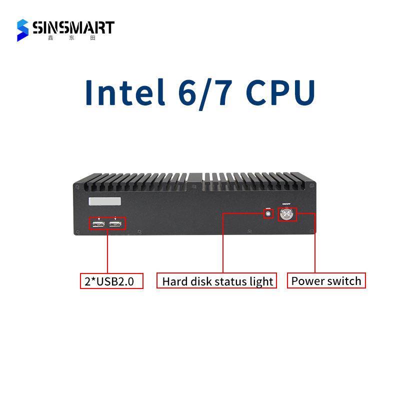 Fanless Box PC, Intel® Pentium® Processor G4400 8G/1T/9~24V/KM