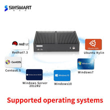 Load image into Gallery viewer, Fanless PC, Intel® Core™ I3-6100T 16G/1T/4G network card/9~24V/KM