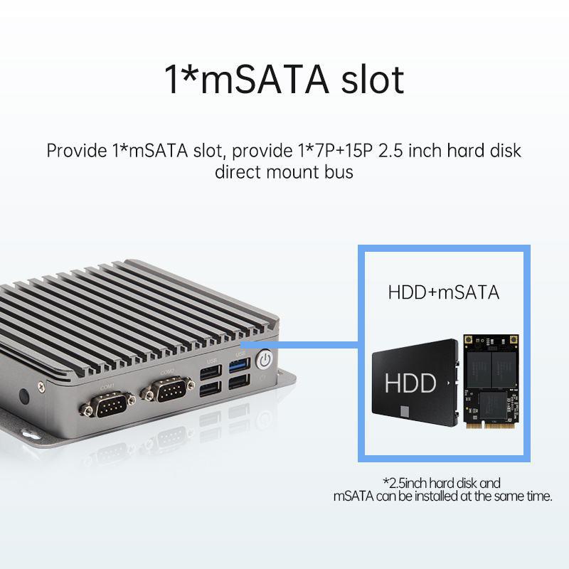 Industrial Mini PCs, Intel® Core™ J1900 4G/128GSSD/WiFi