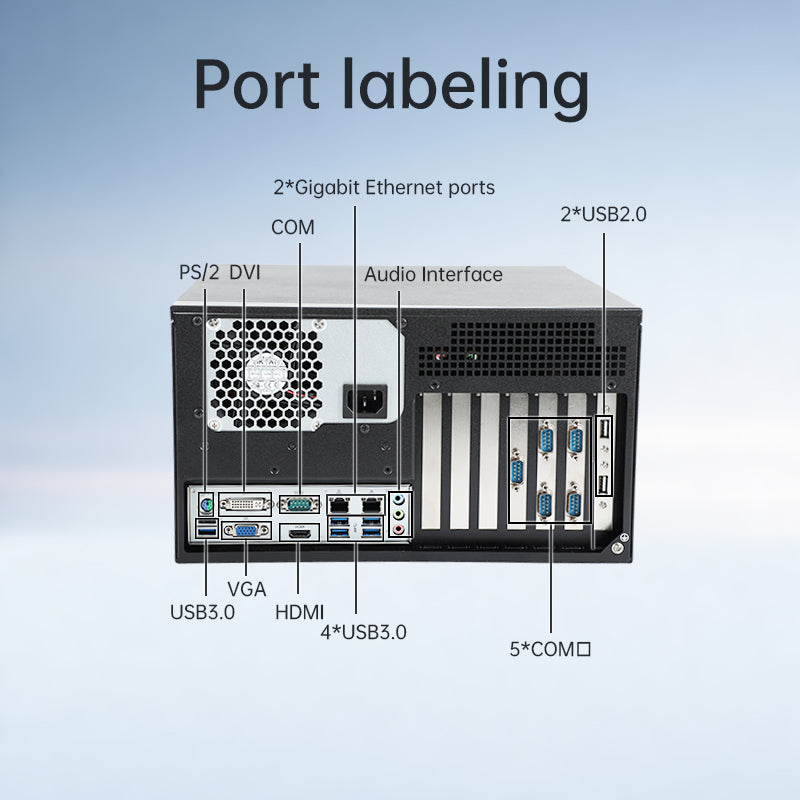 Machine Vision Box Computer,Intel® Core™ I7-12700/64GB/512GB+2TB/550W