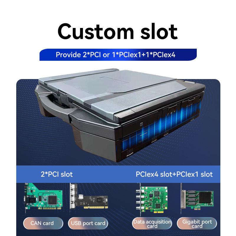 Rugged Laptop i7, Intel® Core™ i7-6500U/16G/1TSSD/2*485 serial ports