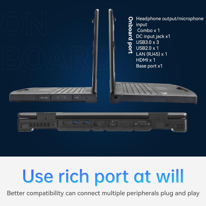 Rugged Laptop, Intel® Core™ i7-8565U 8G/1TSSD+128GB M 2 SSD/touch/sunlight visible