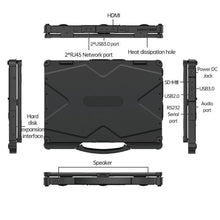 Load image into Gallery viewer, Rugged Laptops for field work, 11th Gen Intel® Core™ I5 1135G7 8G/512+1T